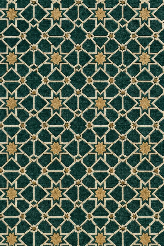 Moscheeteppich Girih Smaragd – Geometrisch