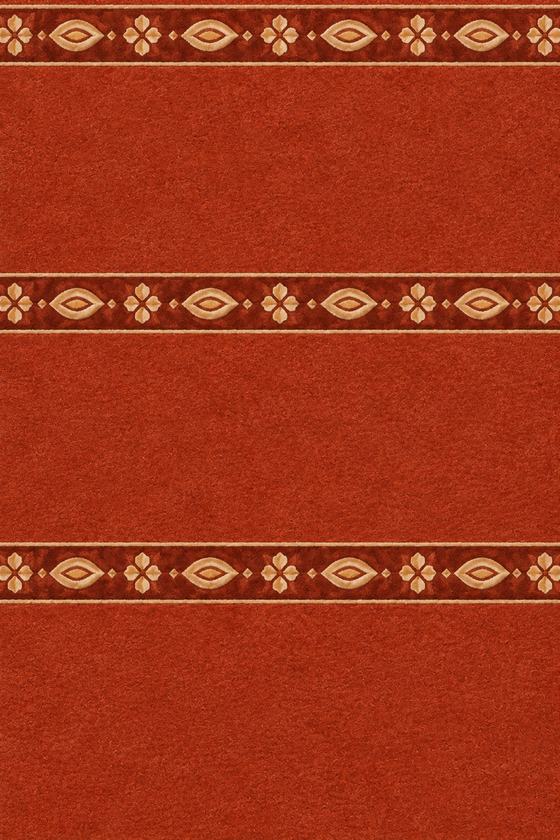 Moscheeteppich Nizam Rubin – Reihenmuster (Saf)