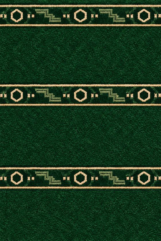 Moscheeteppich Nizam Smaragd – Reihenmuster (Saf)